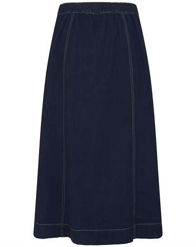 Fransa - FRChicago Nederdel - Unwashed Blue Denim